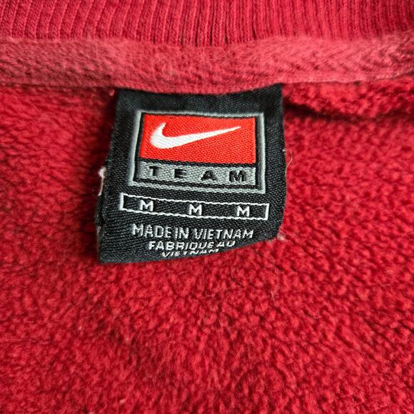 Nike Team Oklahoma Sooners 1/4 Zip Long Sleeve‎ Sweatshirt Men's Size Medium - Picture 4 of 4